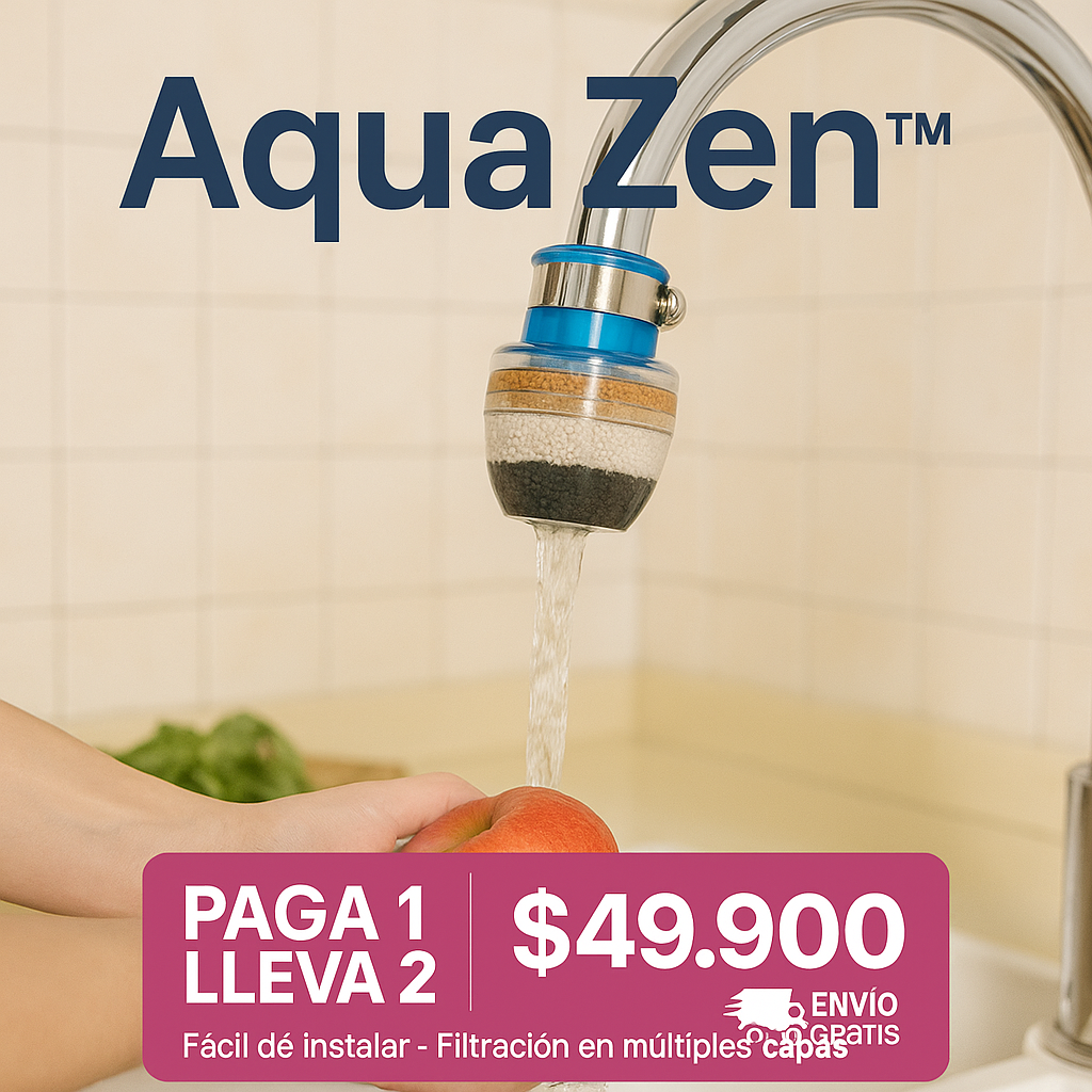 AquaZen™  Filtro Purificador Agua Mineral